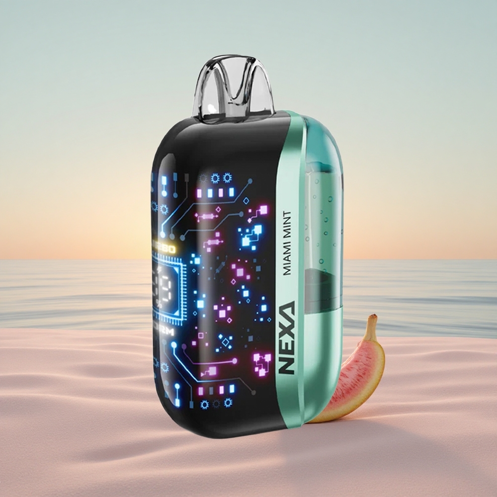 NEXA Ultra 50000 Puffs København Mynte 20ml 5% Type-C Skærm