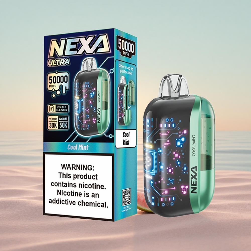 NEXA Ultra 50000 Puffs Kølig Mynte 20ml 5% 0.9ohm