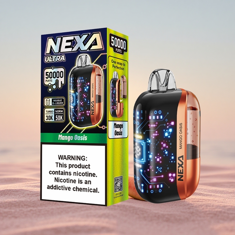 NEXA Ultra 50000 Puffs Mango Oase 20ml 5% Dual Mesh
