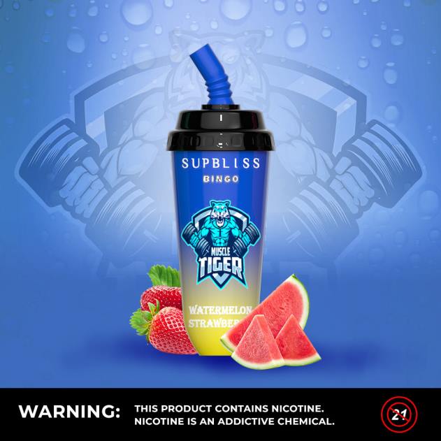 RandM vape buy online - RandM Supbliss Bingo 8000 vape pod enhed 1 stk jordbær is L08B256