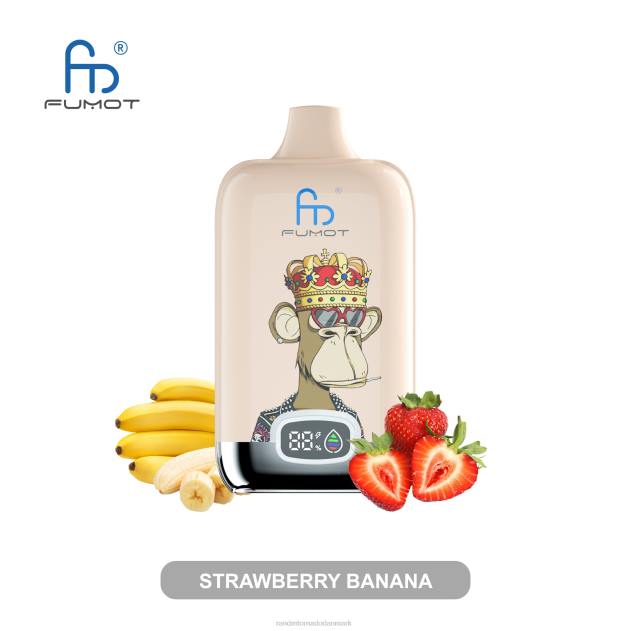 RandM vape Denmark - Fumot Original RandM Digital Box 12000 batteri og væskedisplay vape enhed mango på is L08B12