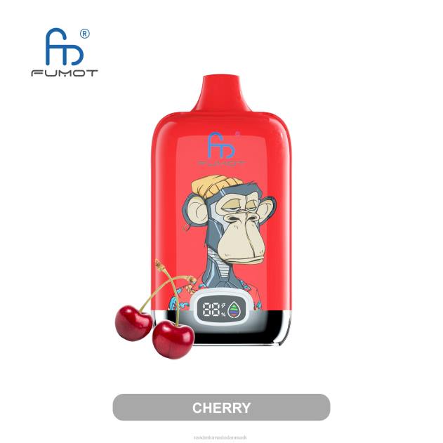 RandM vape Denmark - Fumot Original RandM Digital Box 12000 batteri og væskedisplay vape enhed mango på is L08B12