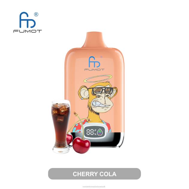 RandM vape buy online - Fumot Original RandM Digital Box 12000 batteri og væskedisplay vape enhed cherry cola L08B16