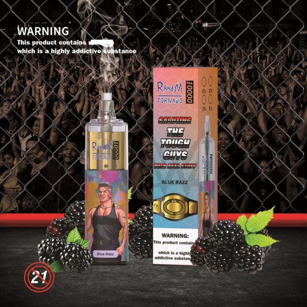 Best RandM vape flavors - RandM Tornado 10000 luftstrømskontrol vape enhed 1 stk tropisk glæde L08B111