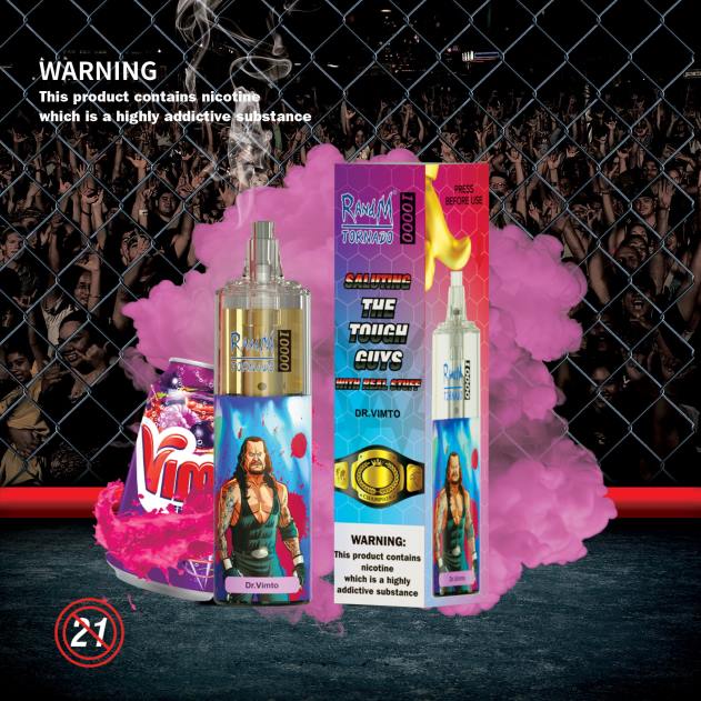 RandM smag - RandM Tornado 10000 luftstrømskontrol vape enhed 1 stk drvimto L08B114