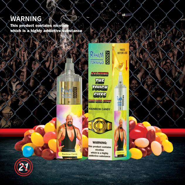 RandM vape butik - RandM Tornado 10000 luftstrømskontrol vape enhed 1 stk kiwi drage bær L08B123