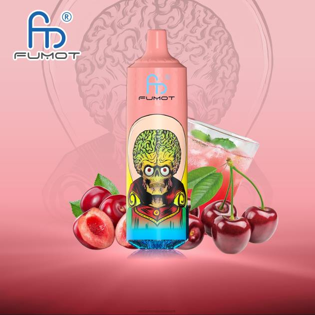 RandM København - Fumot RandM Tornado 9000 pro vape enhed med batteri og ejuice display version 1 cherry cola L08B188