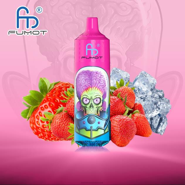 RandM København - Fumot RandM Tornado 9000 pro vape enhed med batteri og ejuice display version 1 jordbæris L08B198