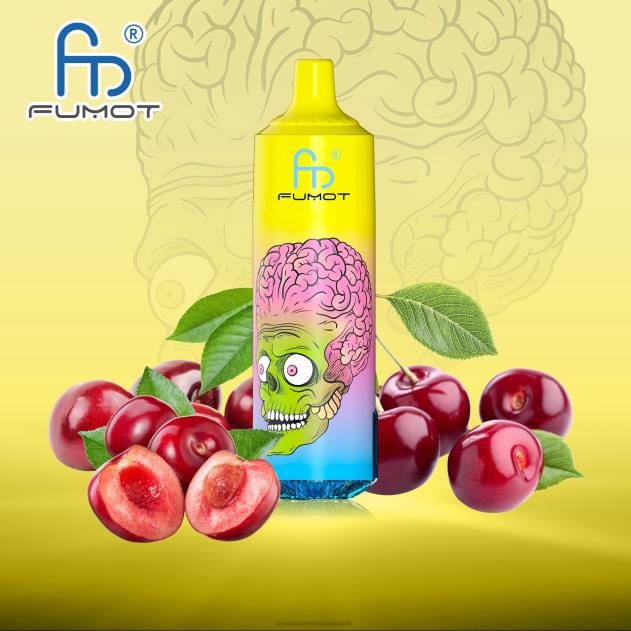 RandM vape nicotine - Fumot RandM Tornado 9000 pro vape enhed med batteri og ejuice display version 1 kirsebær L08B187
