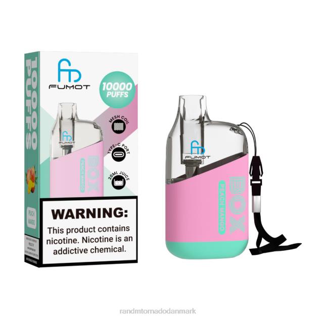 Best RandM vape flavors - Fumot Original RandM Tornado Box 10000 luftstrømskontrol vape enhed 1 stk blåbæris L08B91