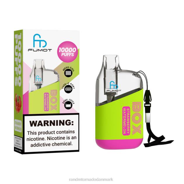 Best RandM vape flavors - Fumot Original RandM Tornado Box 10000 luftstrømskontrol vape enhed 1 stk blåbæris L08B91