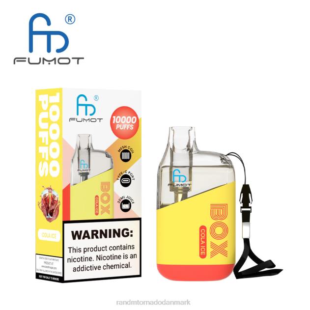Best RandM vape flavors - Fumot Original RandM Tornado Box 10000 luftstrømskontrol vape enhed 1 stk blåbæris L08B91