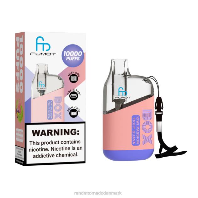 Best RandM vape flavors - Fumot Original RandM Tornado Box 10000 luftstrømskontrol vape enhed 1 stk blåbæris L08B91